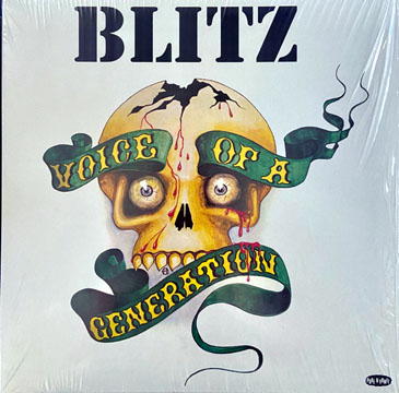 BLITZ "Voice Of A Generation" LP (PNV) Color Vinyl